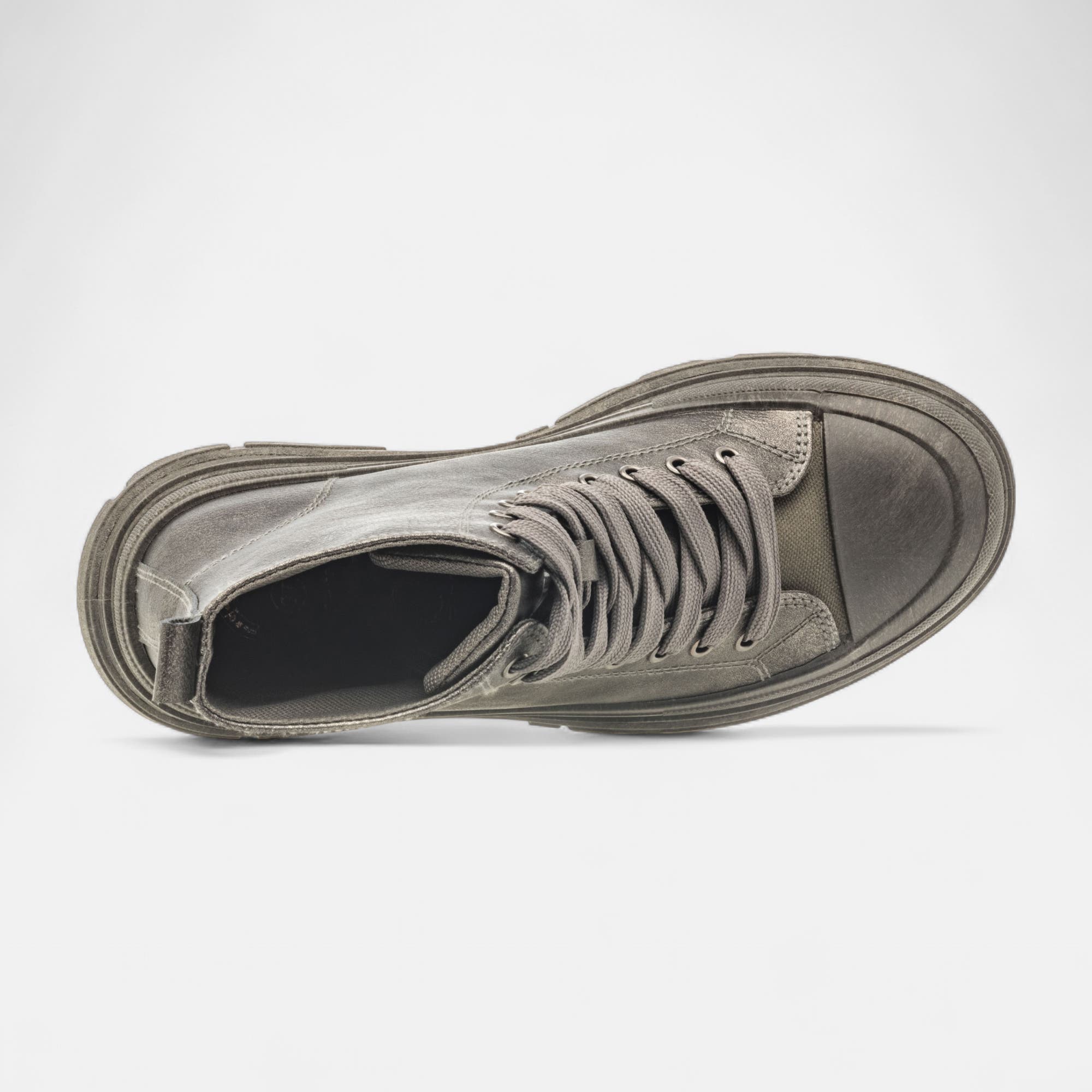 Baskets hautes Femme plomb