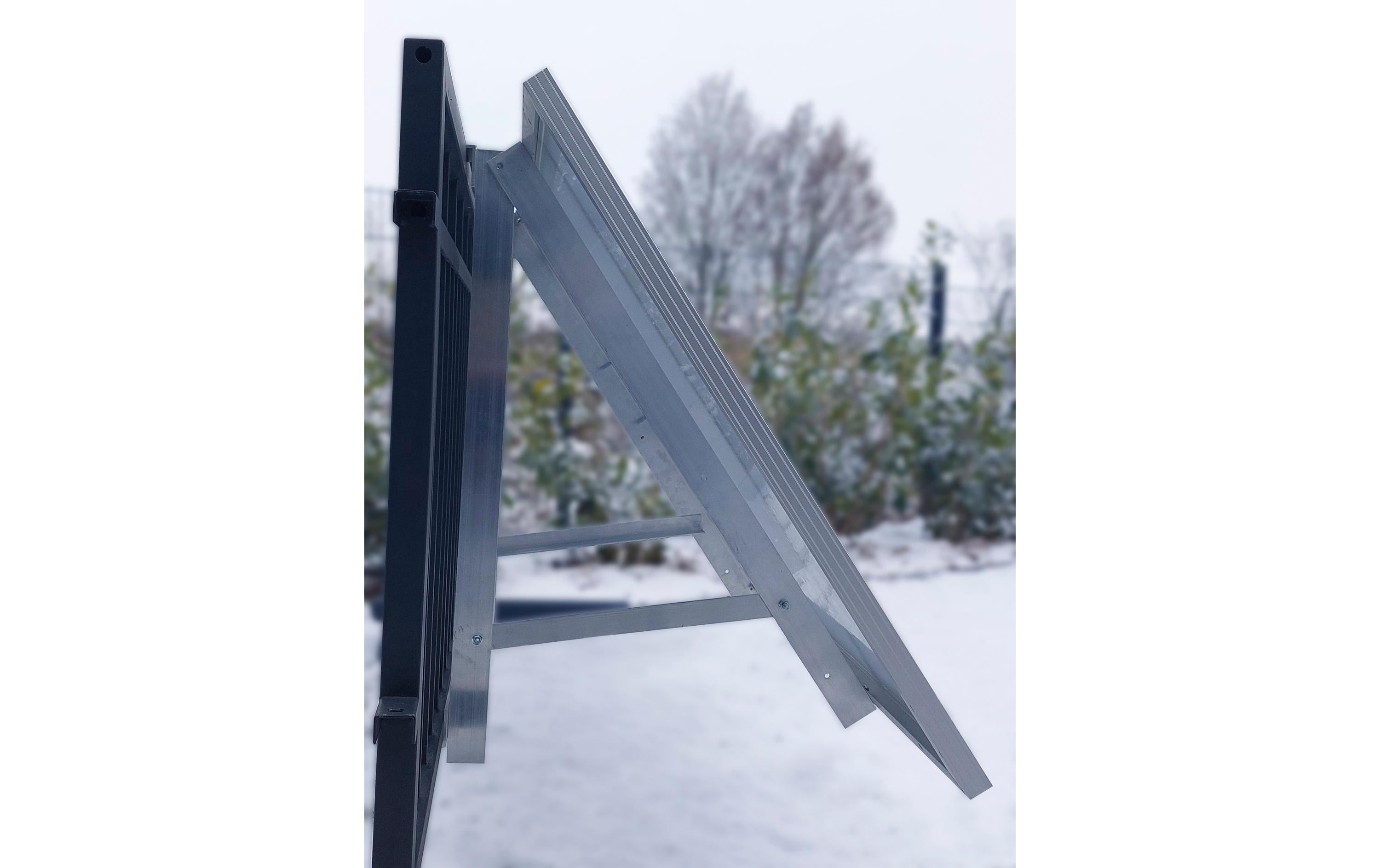 Balkonkraftwerkhalterung Pro 800W-1000W TX-309<br>Balkon Befestigungsset für ein Solarpanel