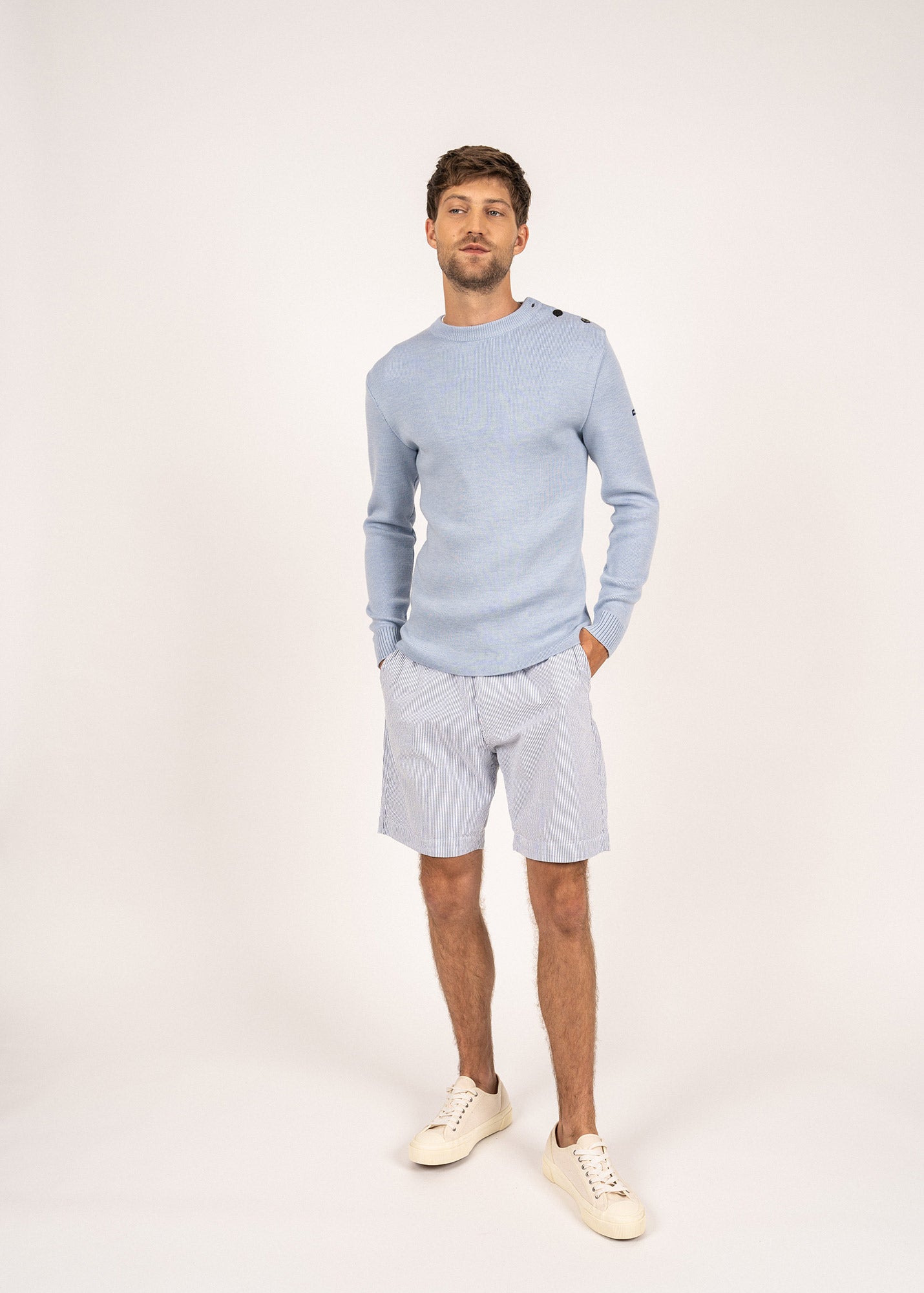 Pull marin uni Rochefort