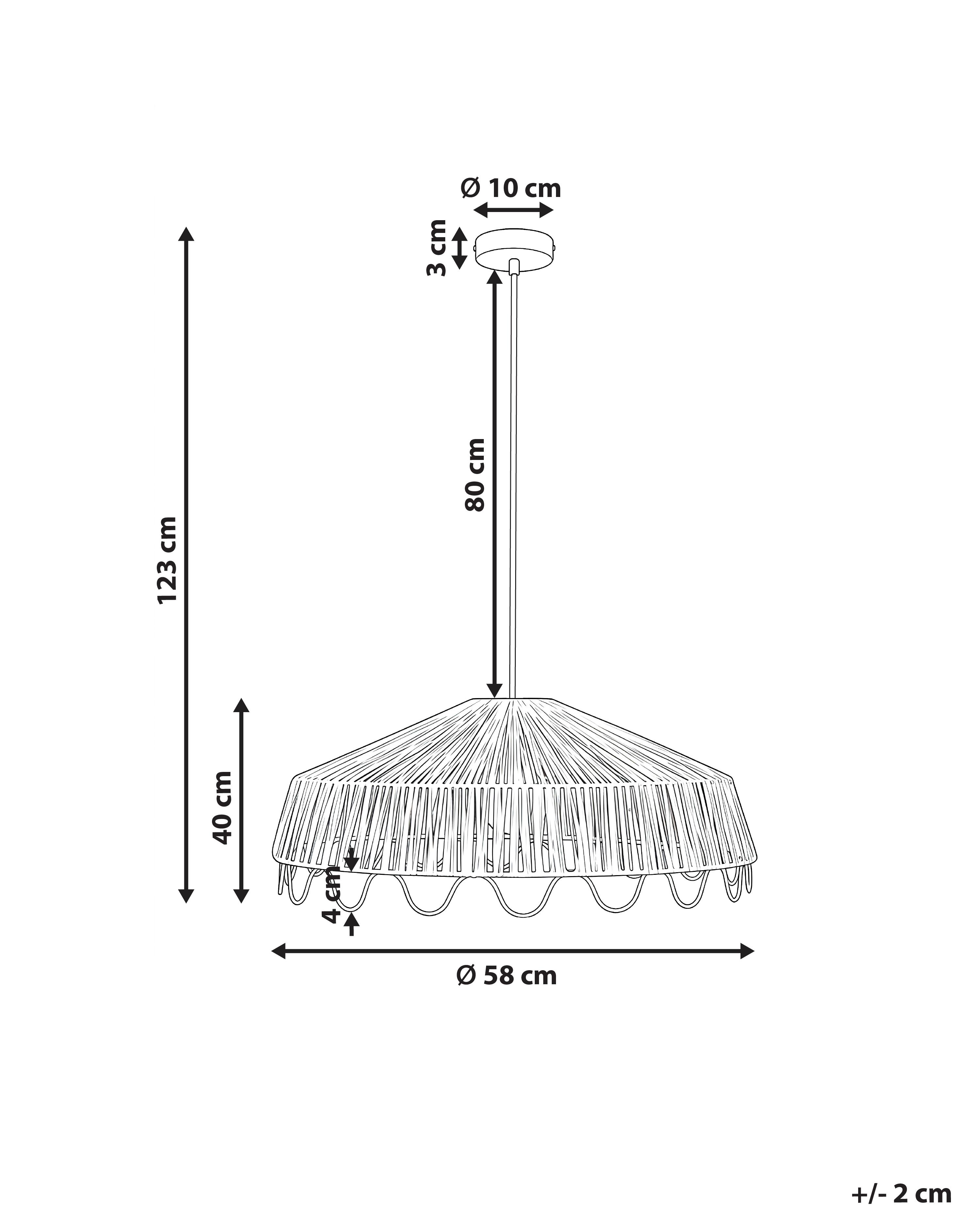 Hanglamp ARENAL Wicker Natuurlijk