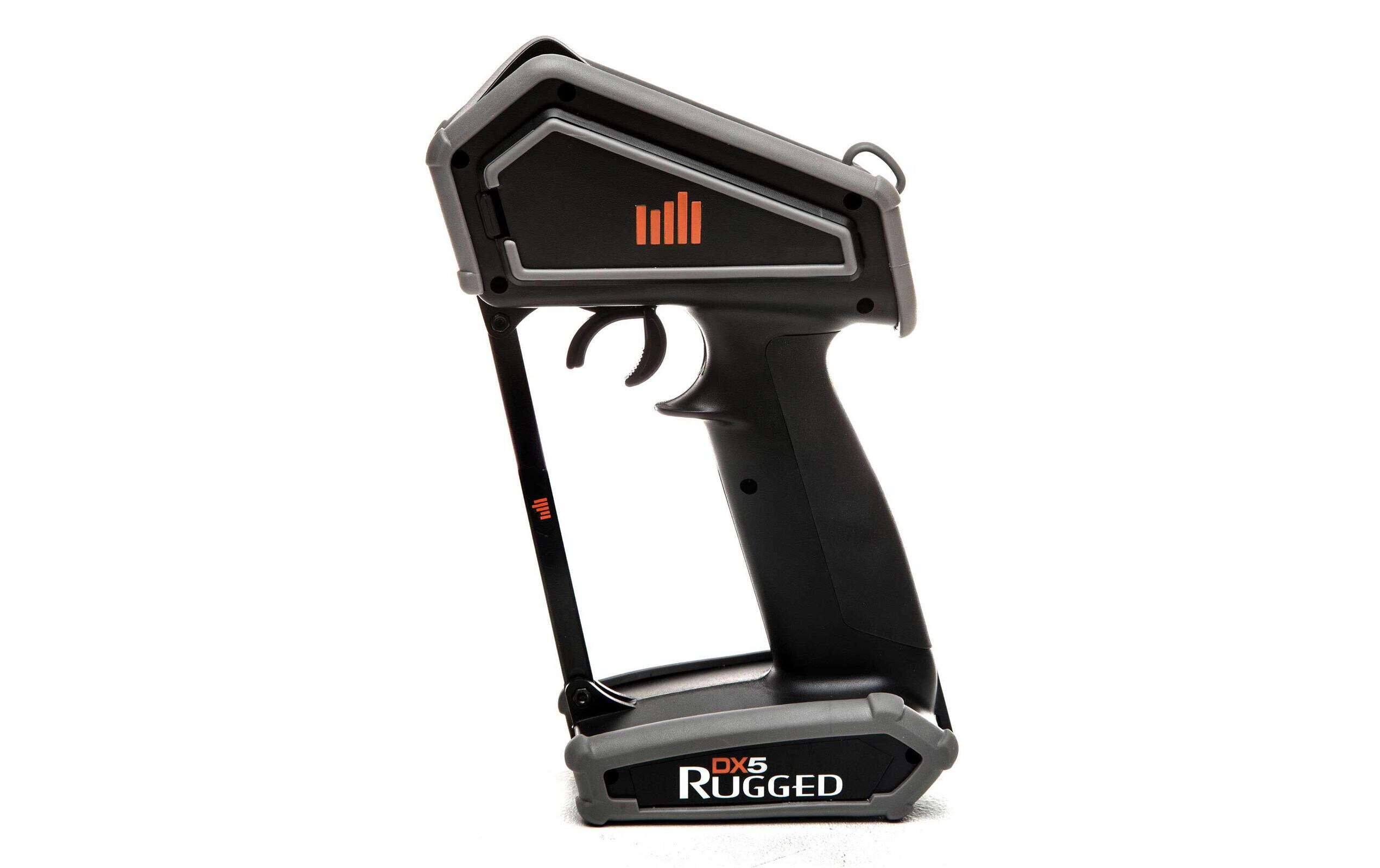 Fernsteuerung DX5 Rugged DSMR mit SR515<br>Solider 5-Kanal Sender für RC Fahrzeuge