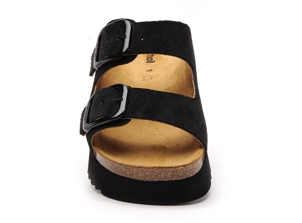 Scholl mules et sabots talons femme lucie 31580 noir