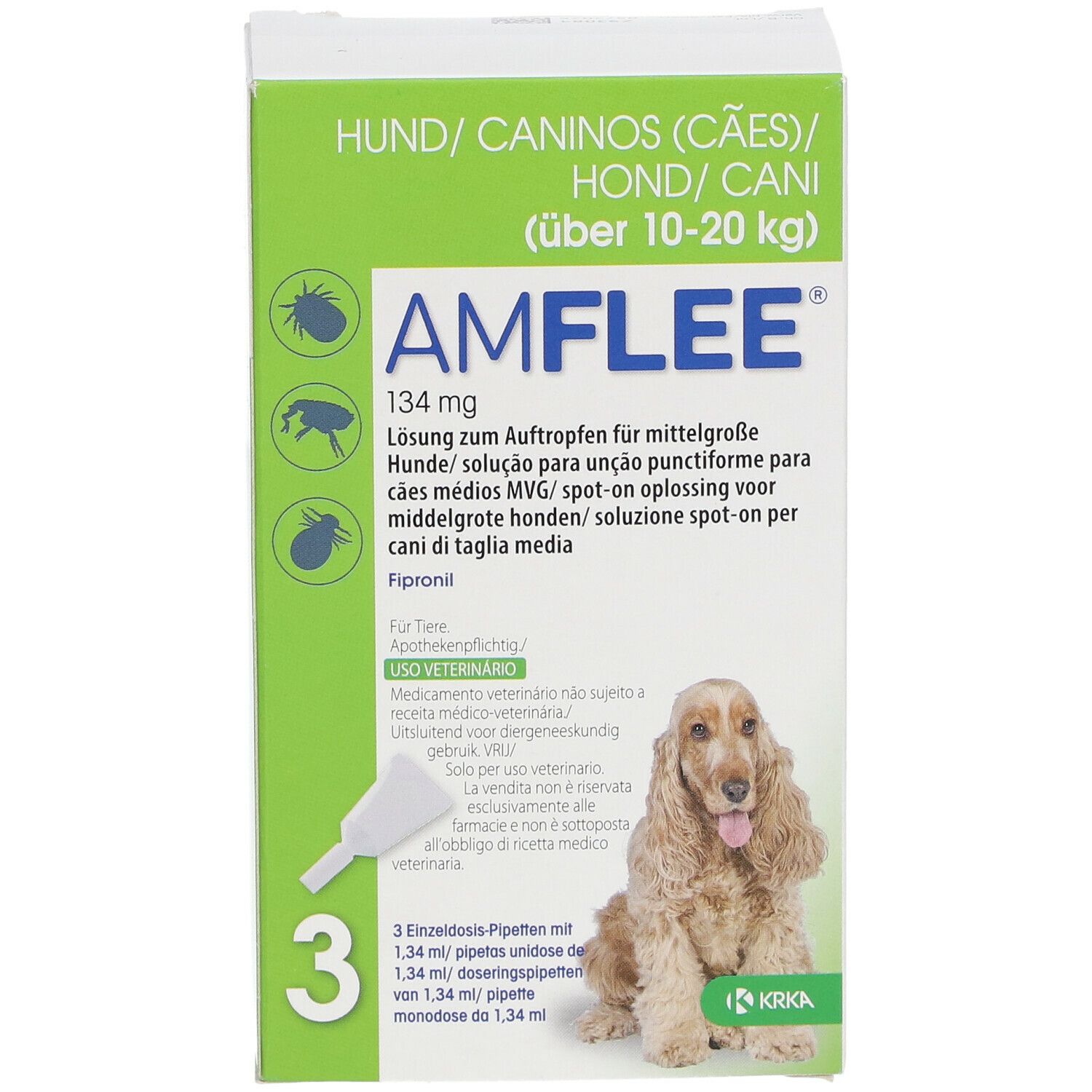 Amflee® 134 mg für mittelgroße Hunde