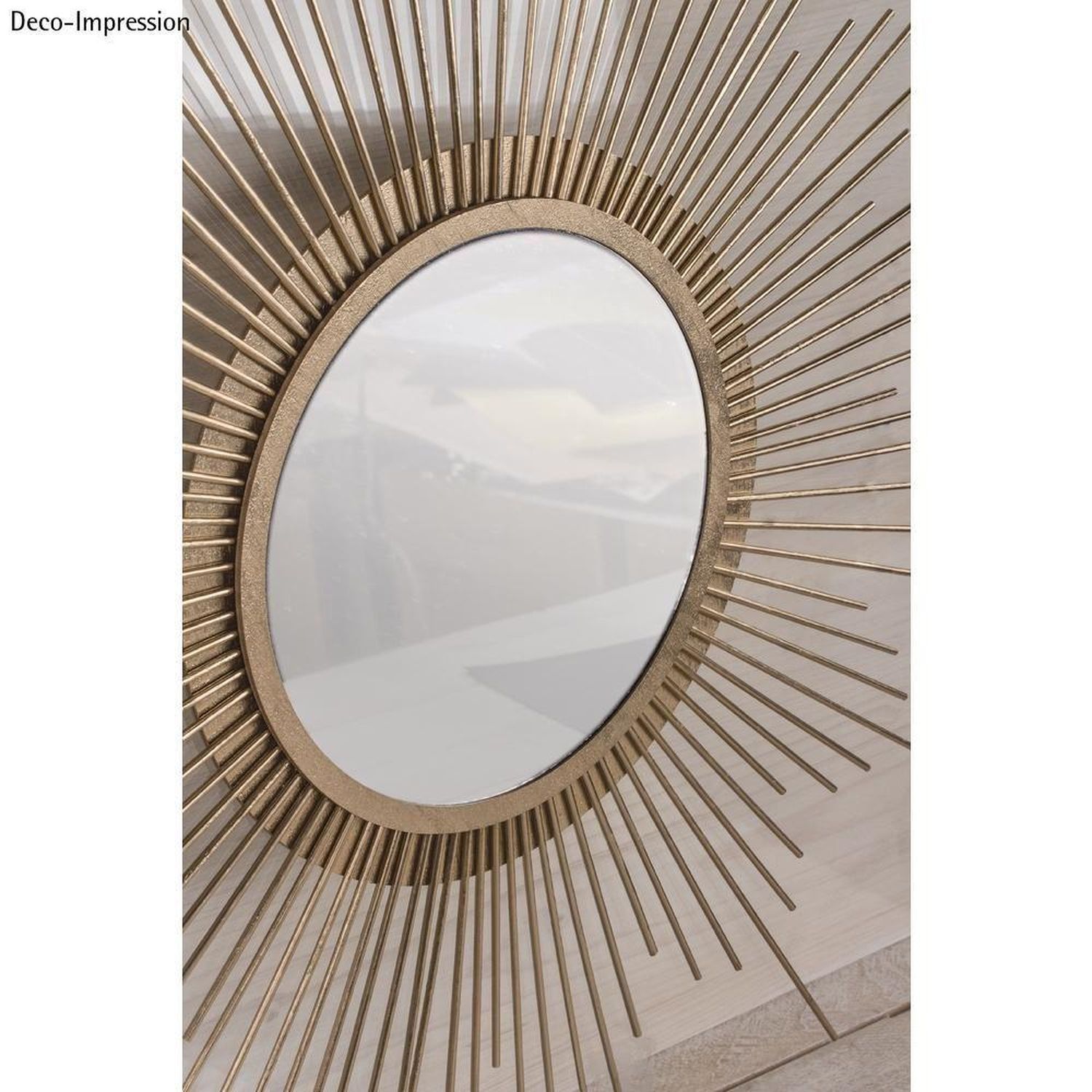 2 miroirs diy soleil vintage à faire soi-même ø 32 cm