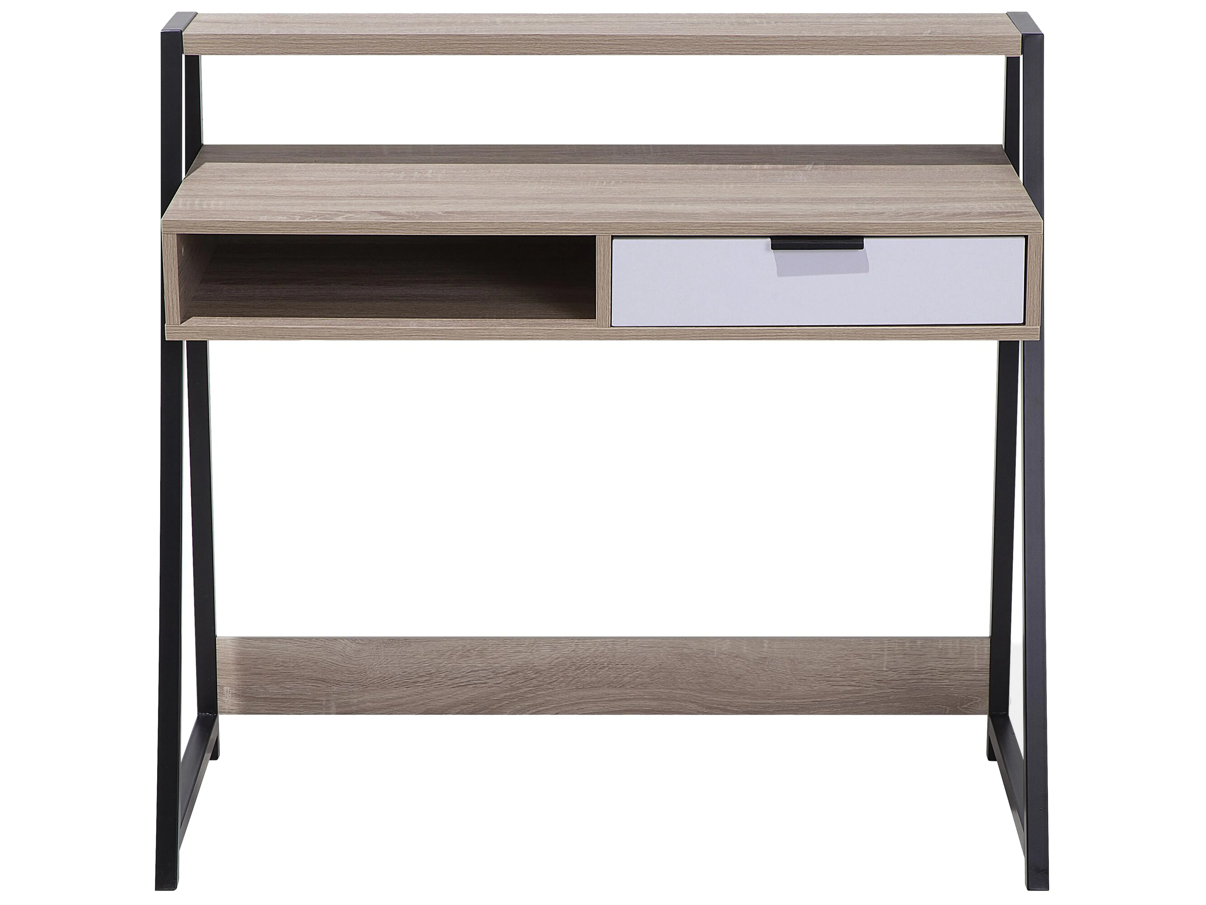 Bureau CALVIN Lichtbruin 100 cm 50 cm met lades
