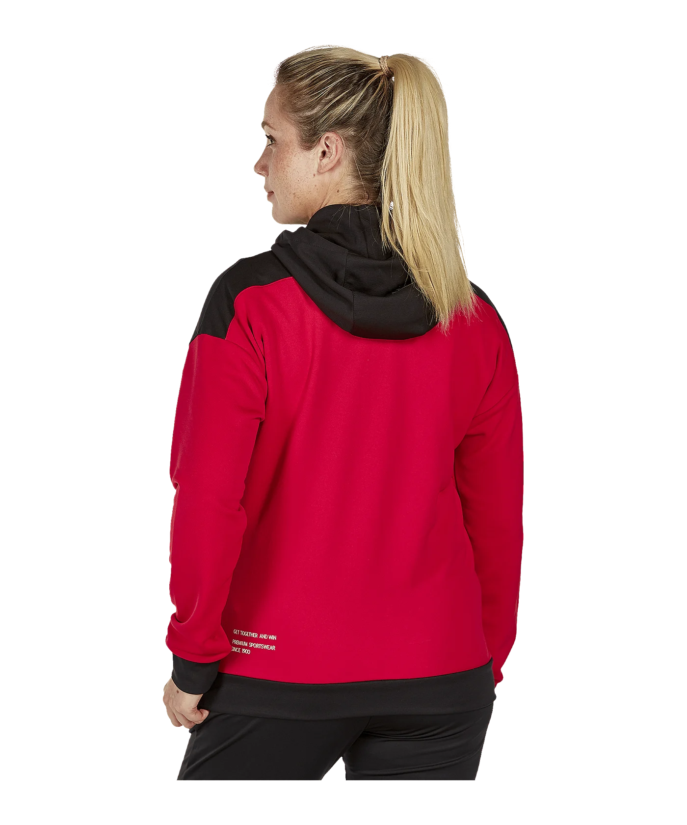 Erima Change by Kapuzenjacke Damen Rot Schwarz