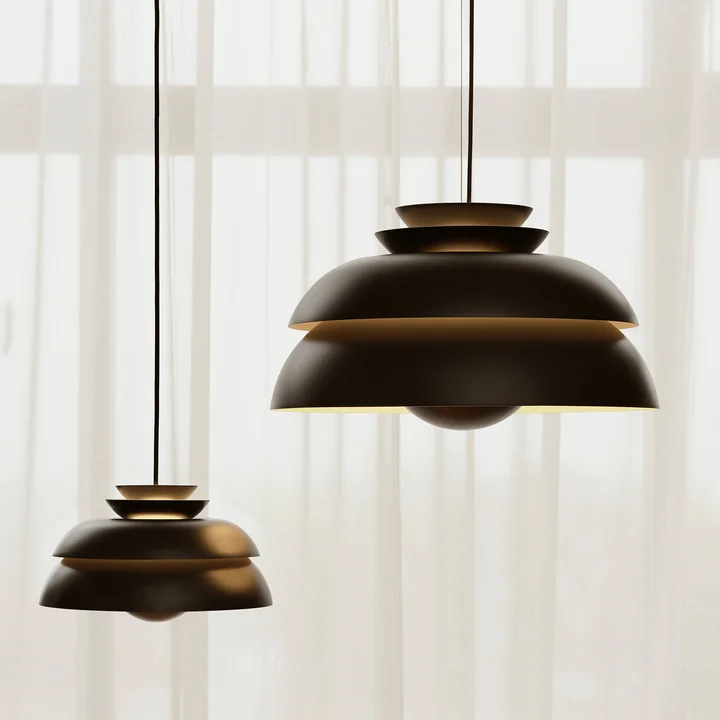 Fritz Hansen - Concert P3 Pendelleuchte, Ø 55 cm schwarz