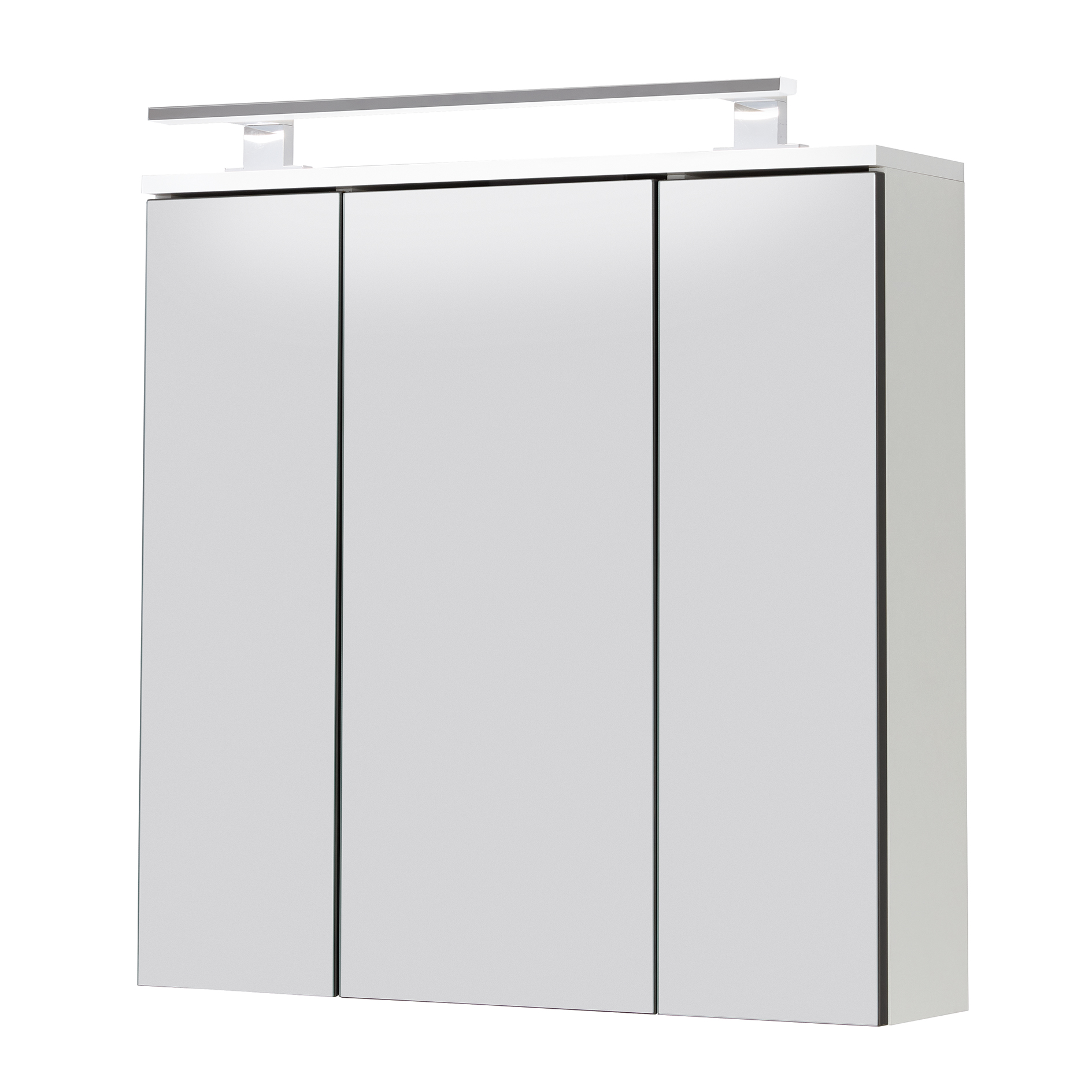 Spiegelschrank - weiß - SoftClose - 70 cm