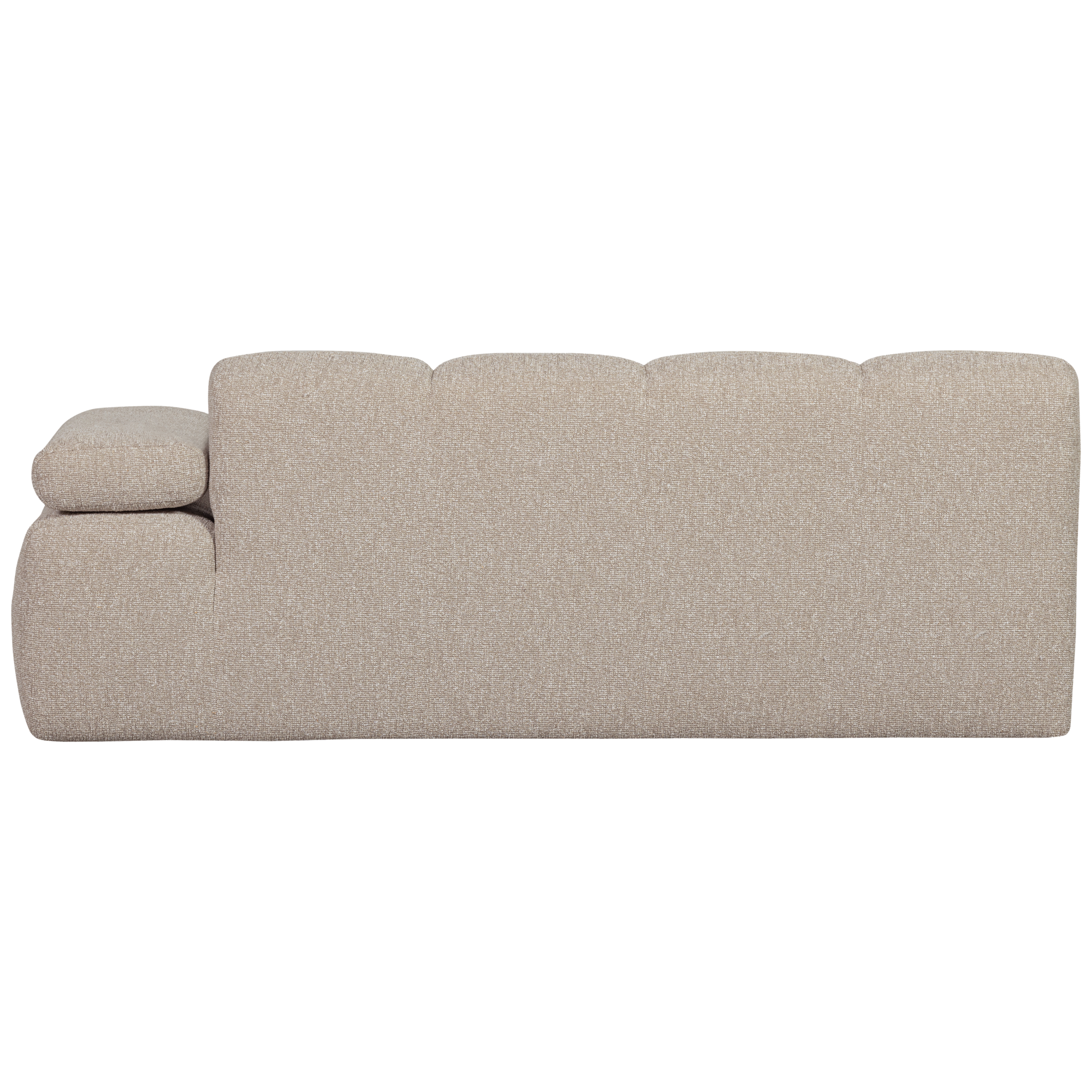 2-zits bank Mojo Mojo 2-zits met Arm Rechts - Bouclé - Beige Melange