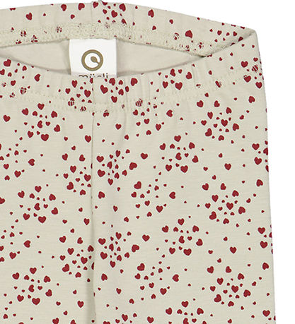 M?Slå Leggings - Love - Soft Green/Cabernet
