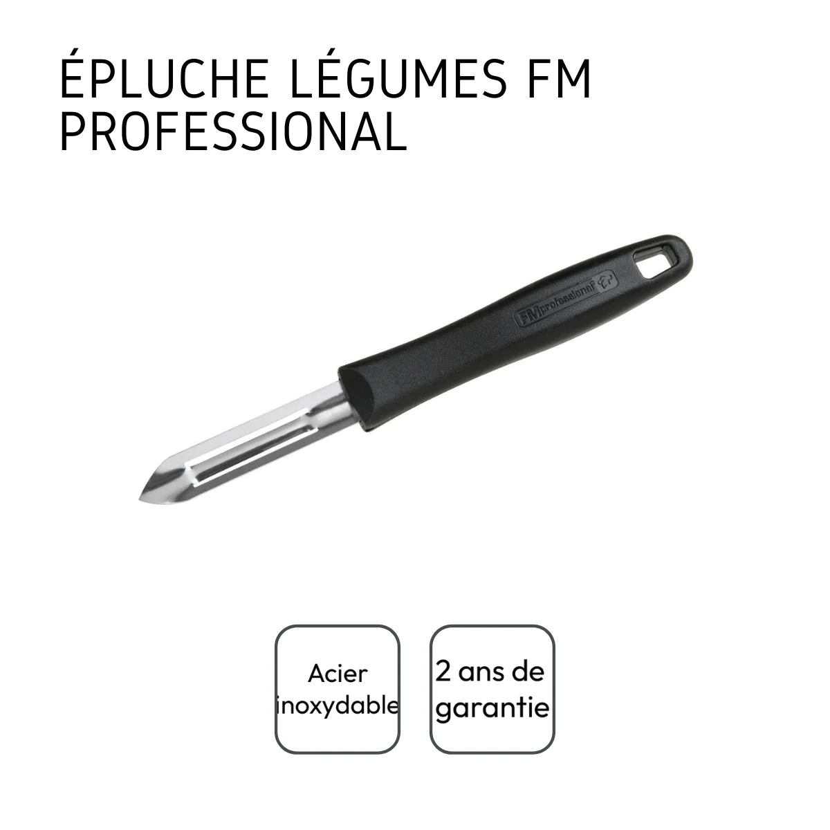 Couteau éplucheur économe 18,5 cm FM Professional