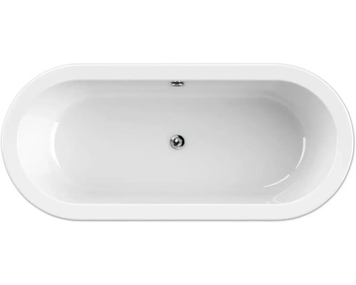 form&style Vrijstaand bad SANSIBAR 80 x 180 cm wit zwart glanzend