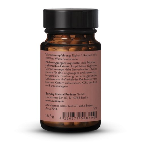 Sunday Natural Products  Muskatellersalbei Extrakt