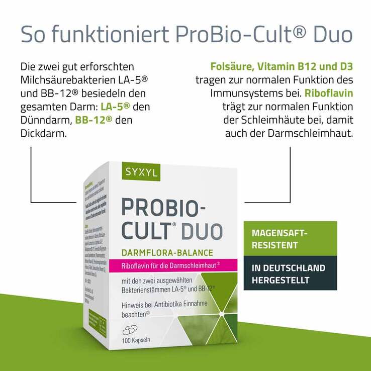 Probio-Cult Duo Syxyl Kapseln, 100 St