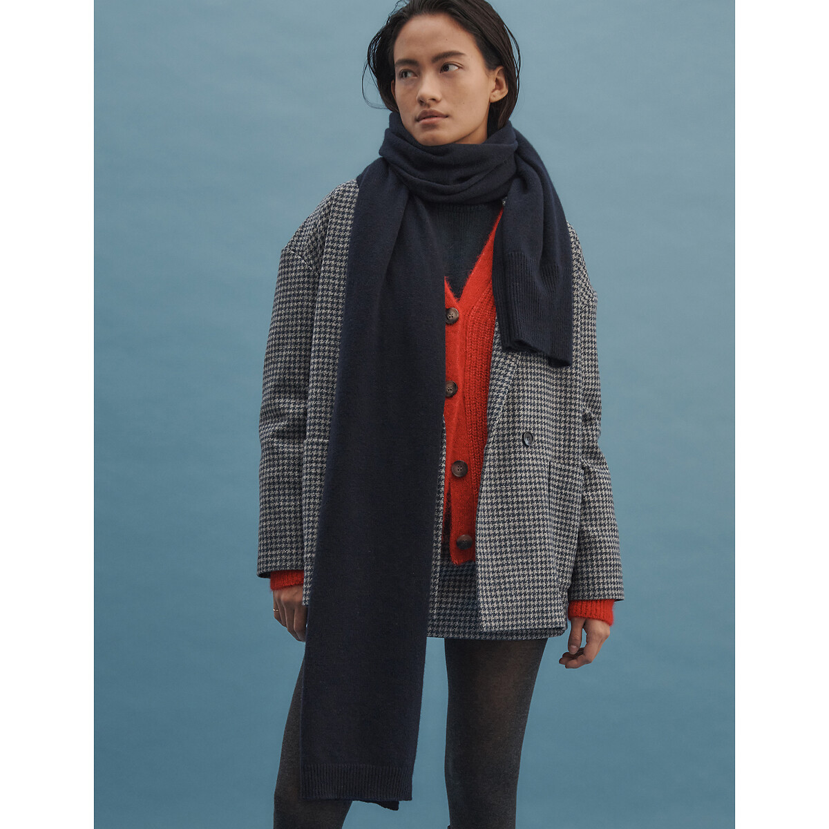COLEÇÕES LA REDOUTE<br>Colete com decote em V, alpaca mista, assinatura GILDAS