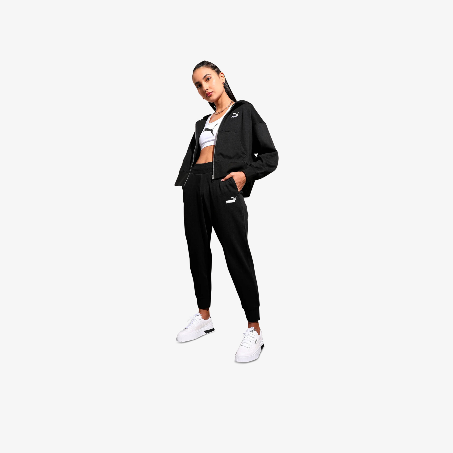 PUMA ESS Damen Hosen & Leggins schwarz