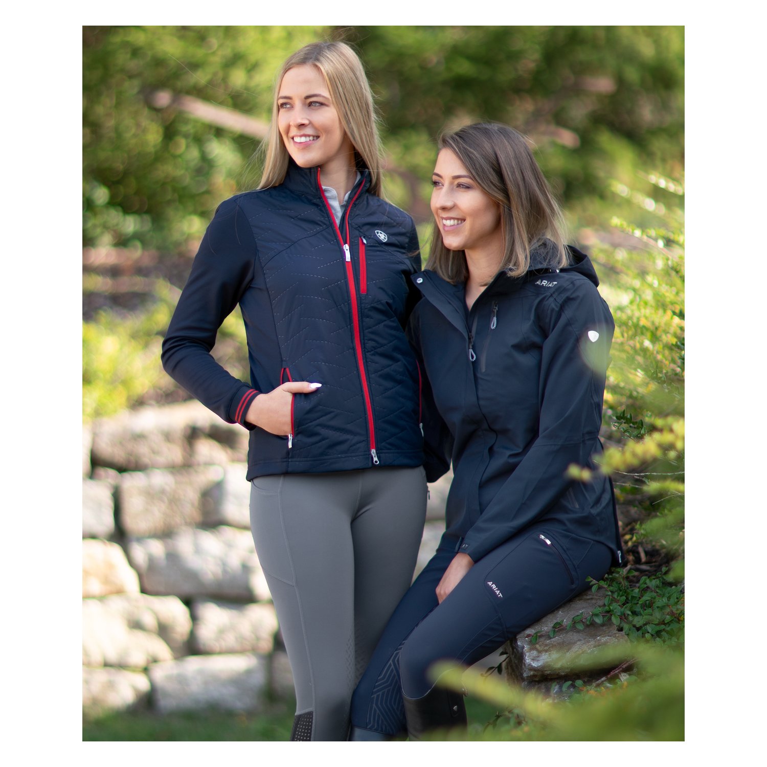 ARIAT Regenjacke Coastal H2O  - navy