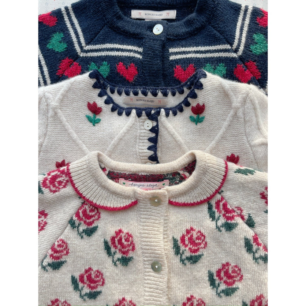 Køb Konges Sløjd Rose Belou Strik Krave Cardigan