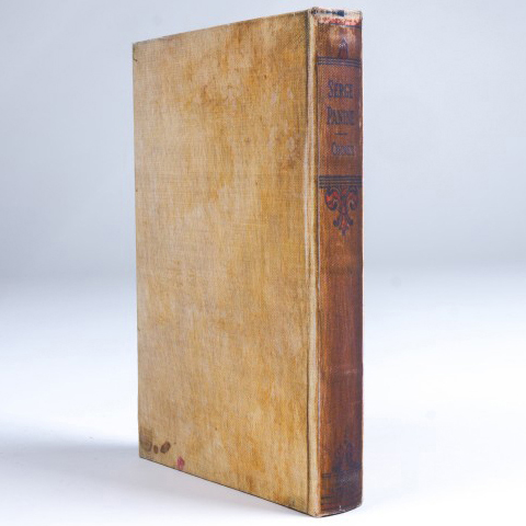 Buchhülle 'Serge Panine', T 3 cm, B 14 cm, H 21 cm von fischer's lagerhaus
