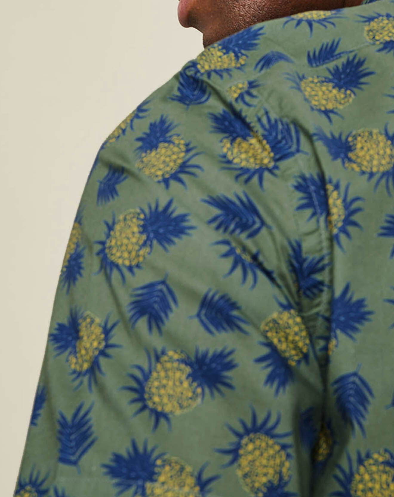 Hartford Chemise slim Slam imprimée ananas verte
