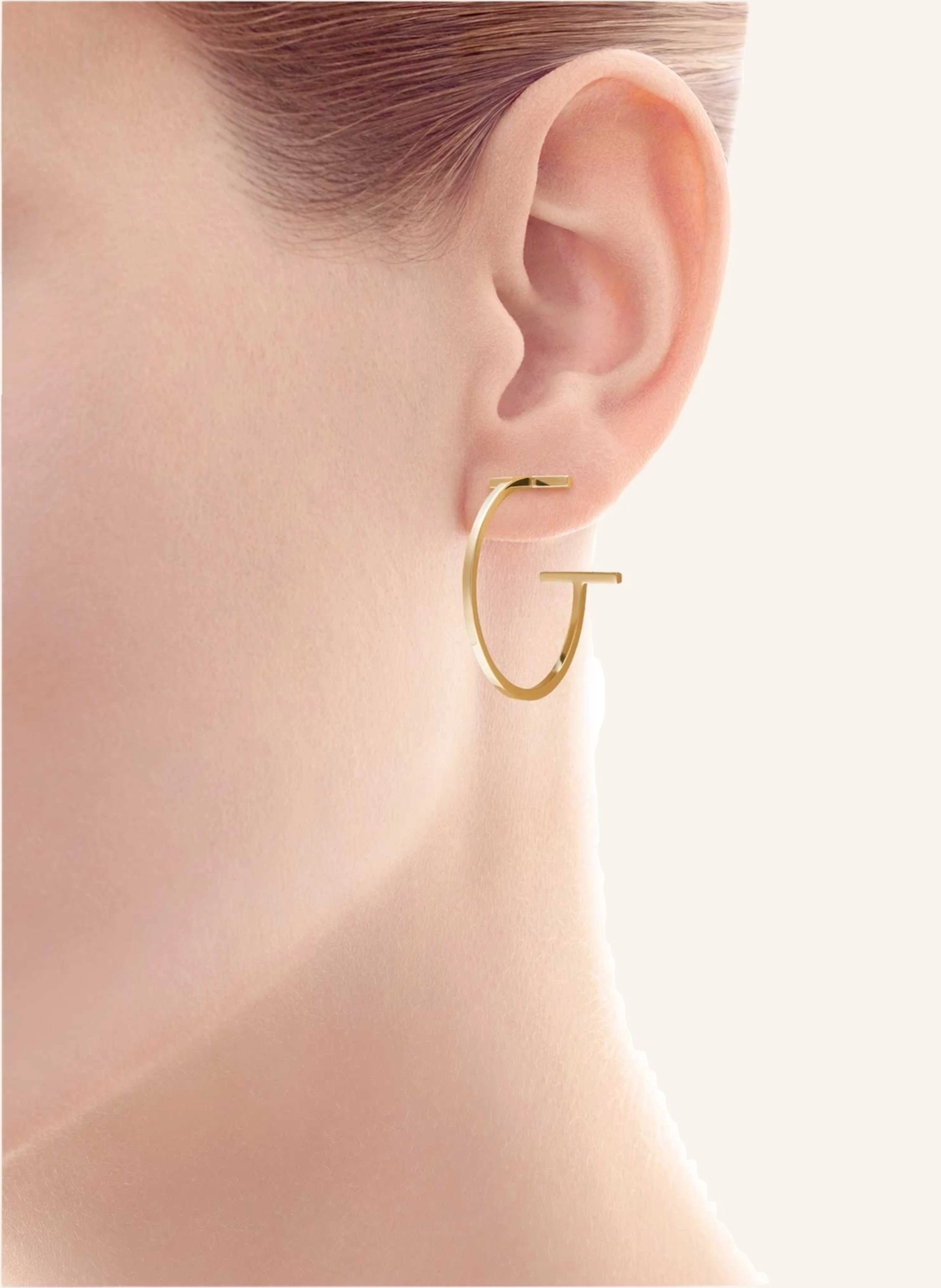 TIFFANY & Co. Tiffany T CREOLEN aus 18 Karat Gold