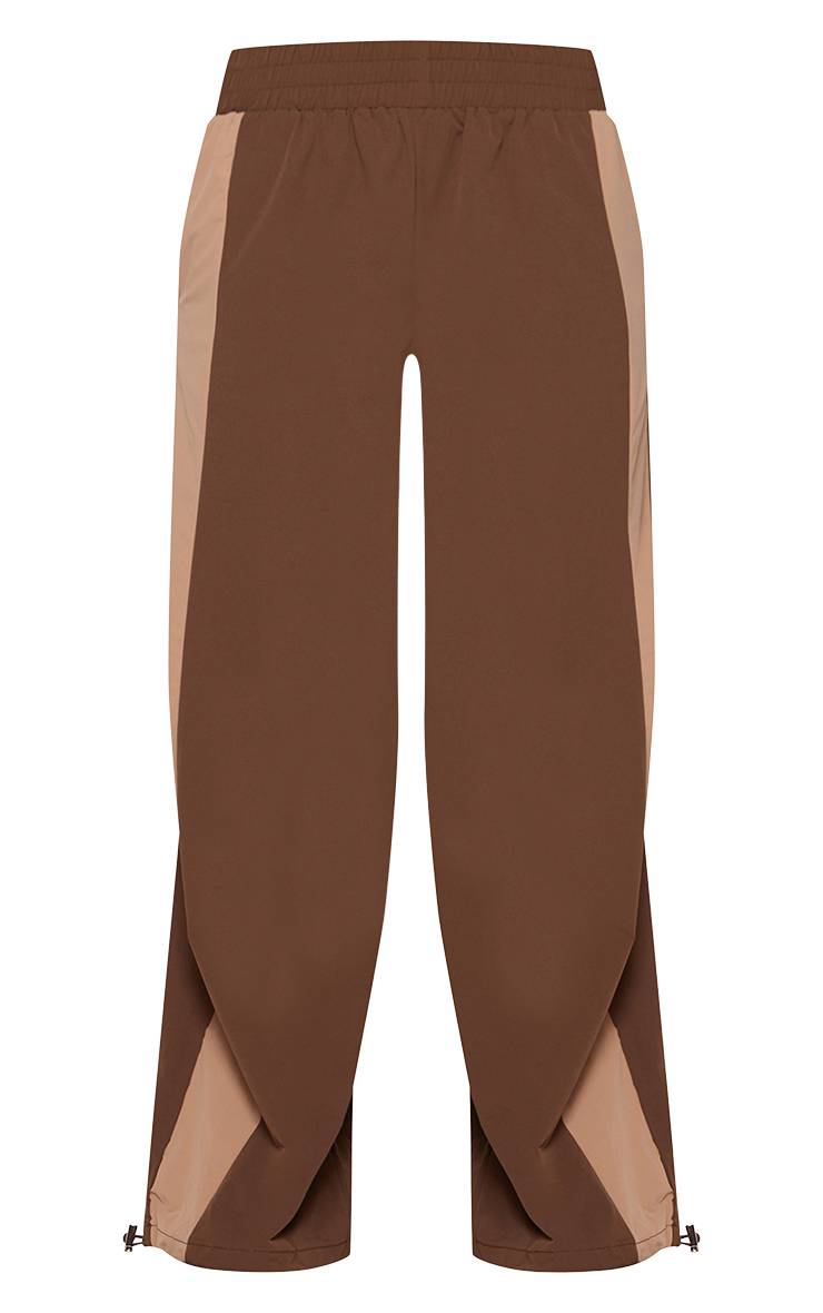 Chocolat Pantalon De Jogging Large En Tissu Shell Plt