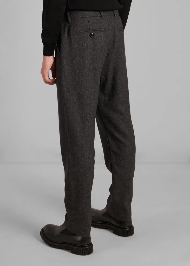 Pantalon à plis en laine L'Exception Paris
