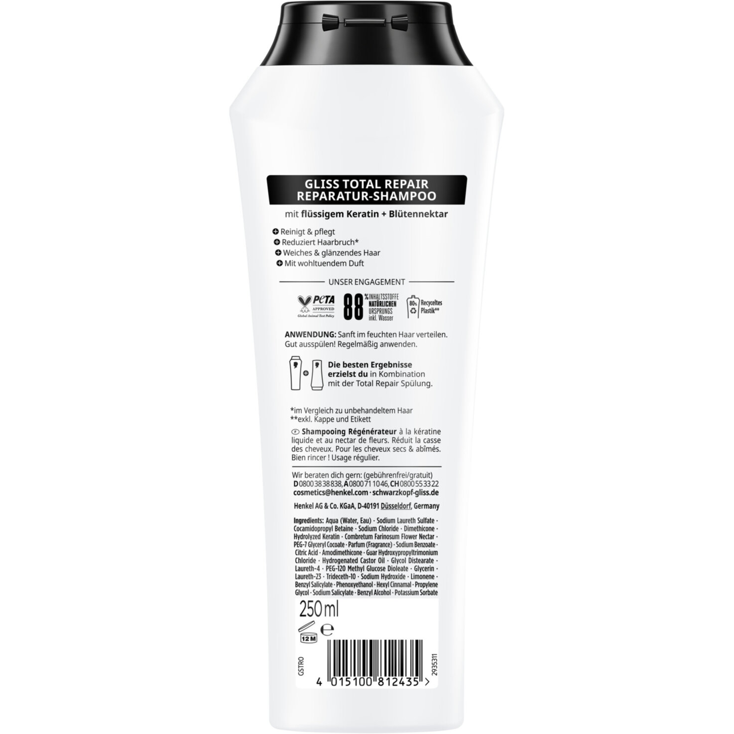Schwarzkopf Gliss Shampoo Total Repair