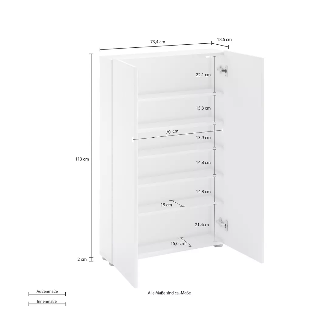 Schuhschrank Spazio
