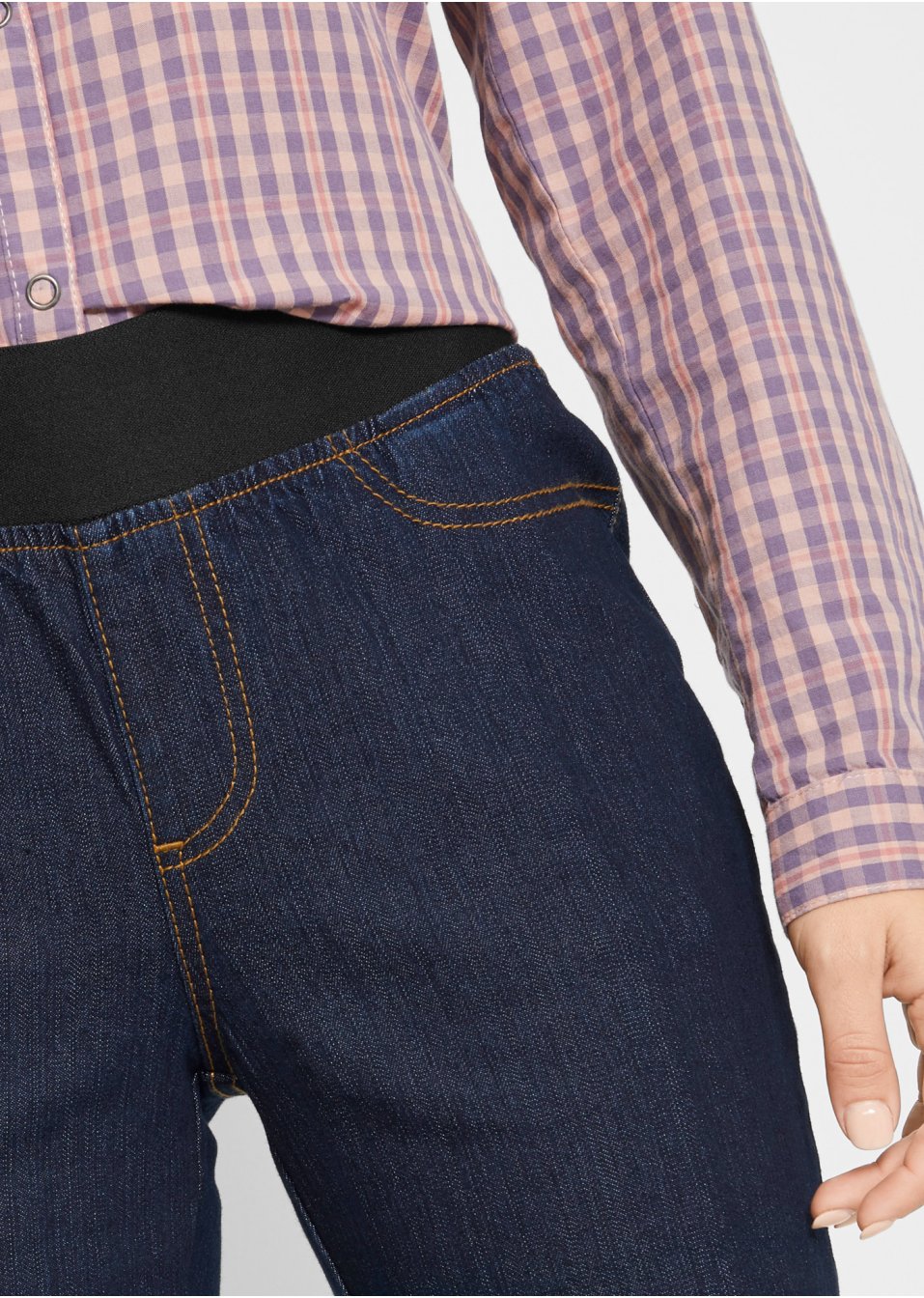 Lot de 2 leggings en jean confort-stretch
