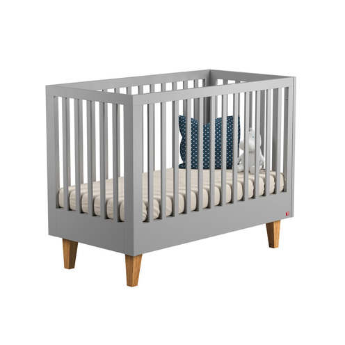 Lit bébé 60x120 LOUNGE Gris - VOX