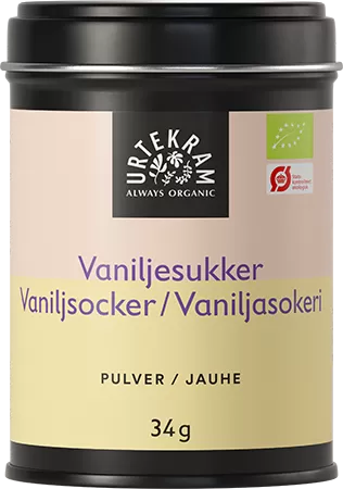 Urtekram vaniljesukker Økologisk - 34 g