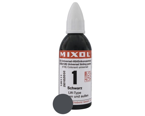 MIXOL® Tinting Concentraat 1 Zwart 20 ml