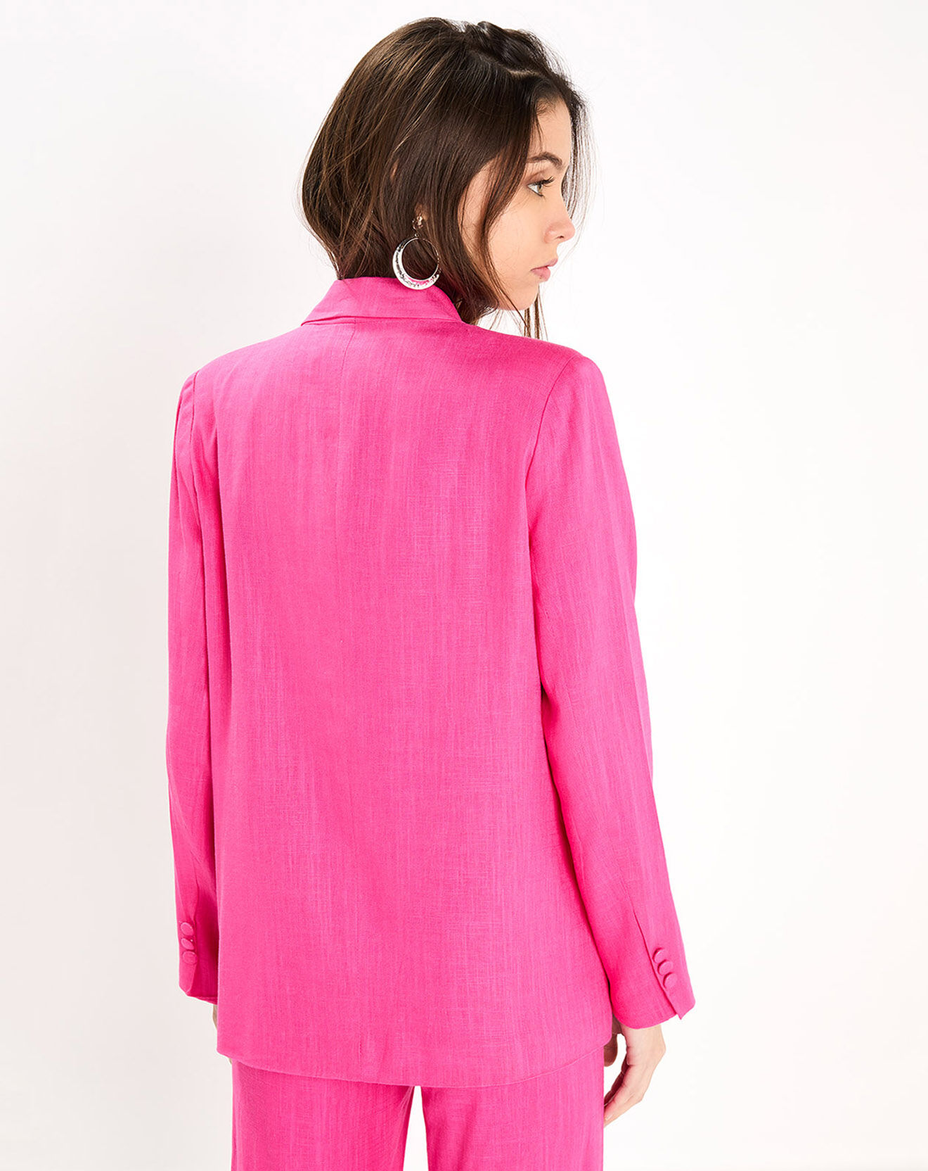 La Petite Etoile Veste en Lin mélangé Aileen fushia
