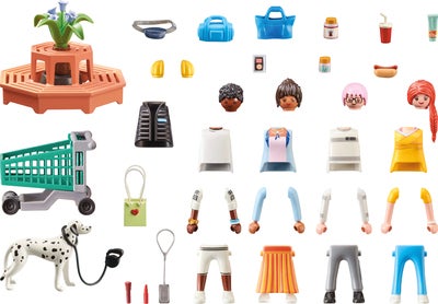 Playmobil 71541 My Life Byggesett Mine Figurer Shopping
