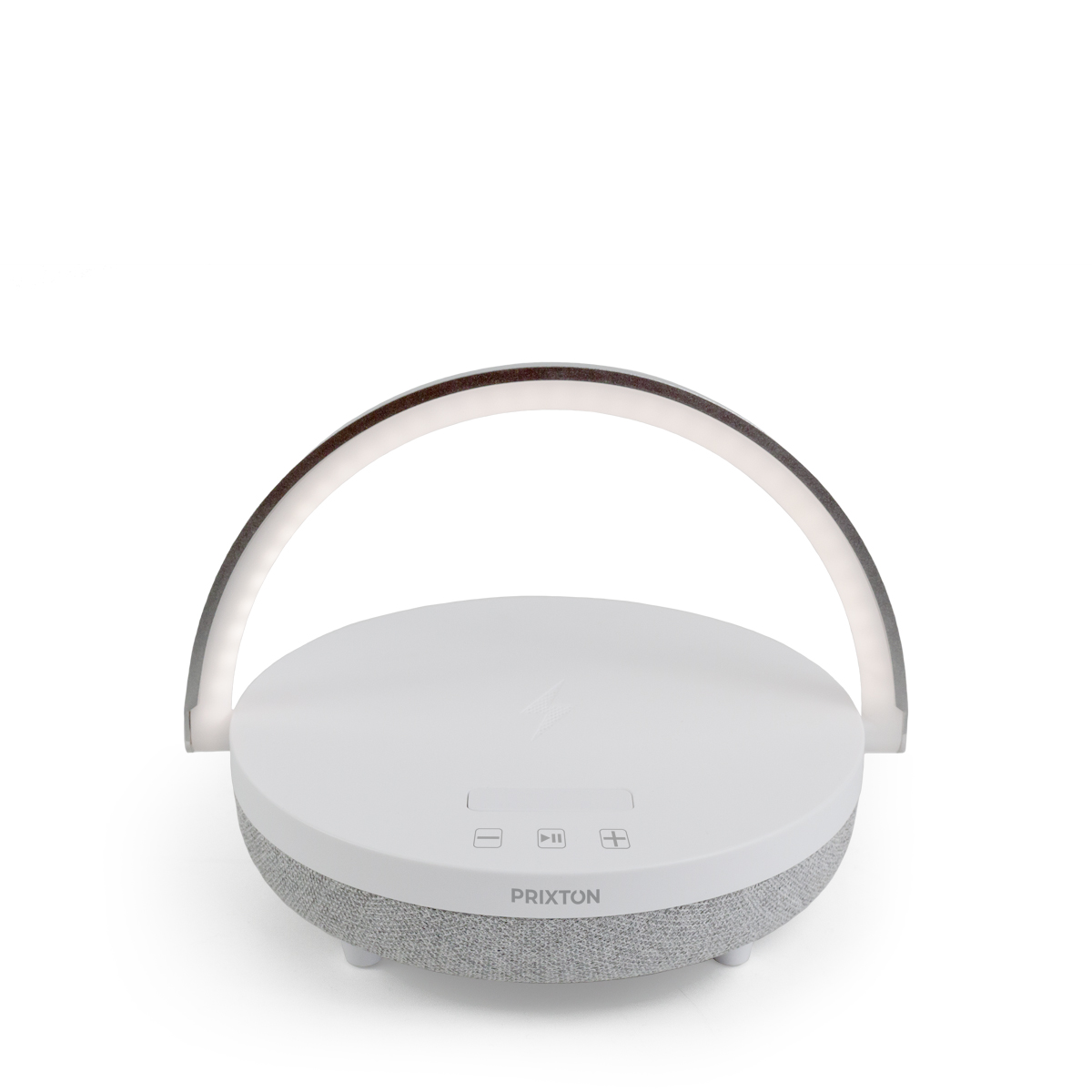 Alto-falante Bluetooth Prixton com luz (base de carregamento - lâmpada LED)