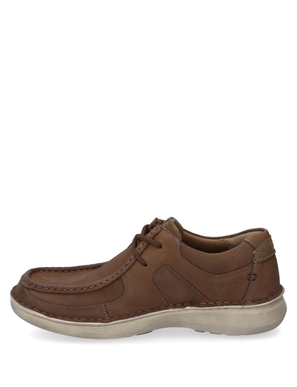 Halbschuh Alan 06, tabak-kombi