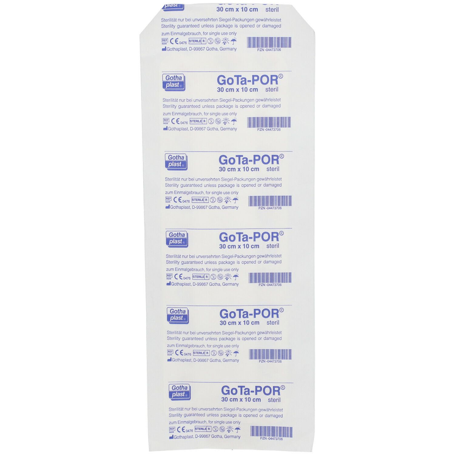 GoTa-POR® Wundpflaster steril 30 cm x 10 cm