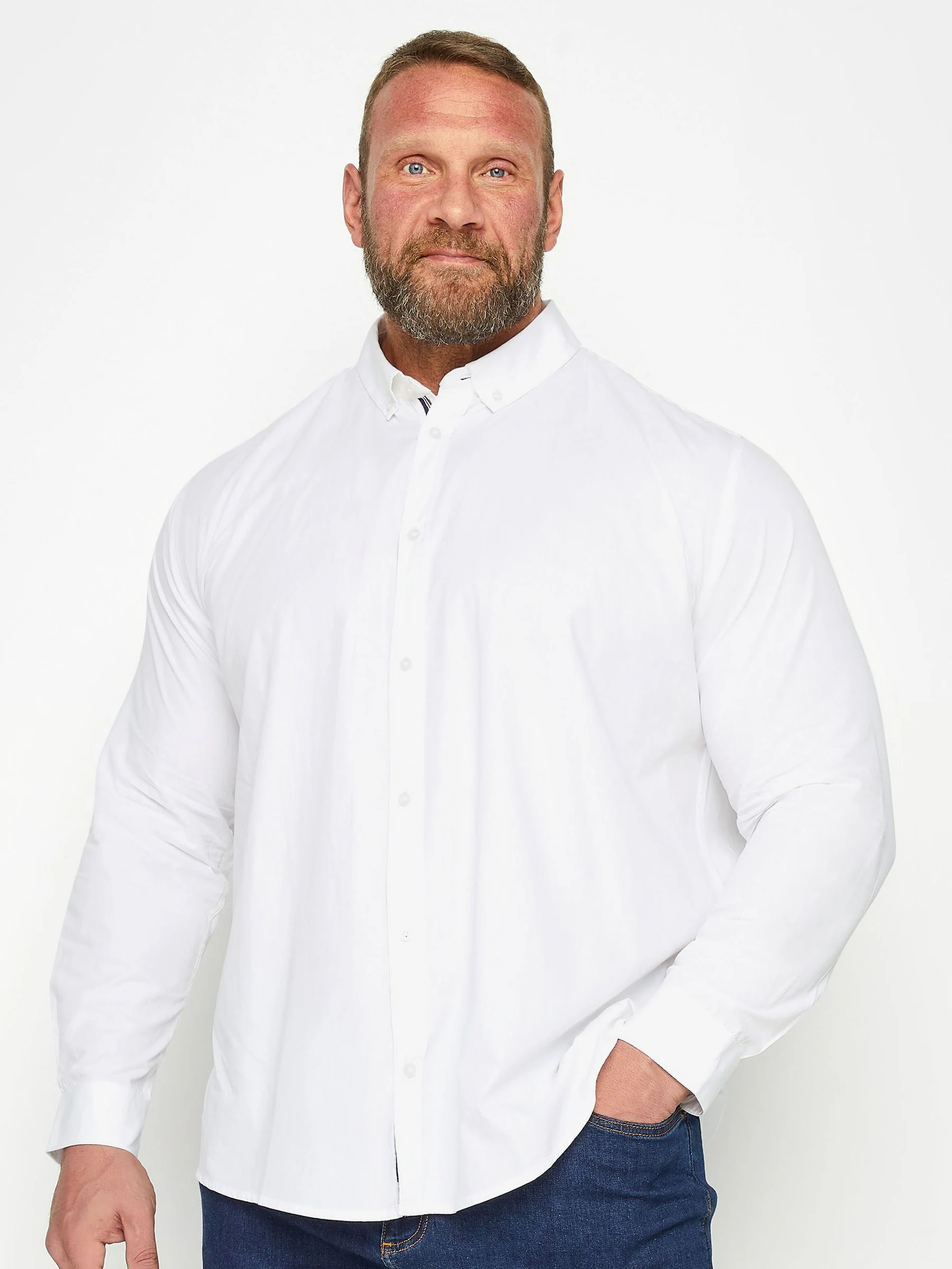 BadRhino Big & Tall 100% Cotton Poplin Shirt