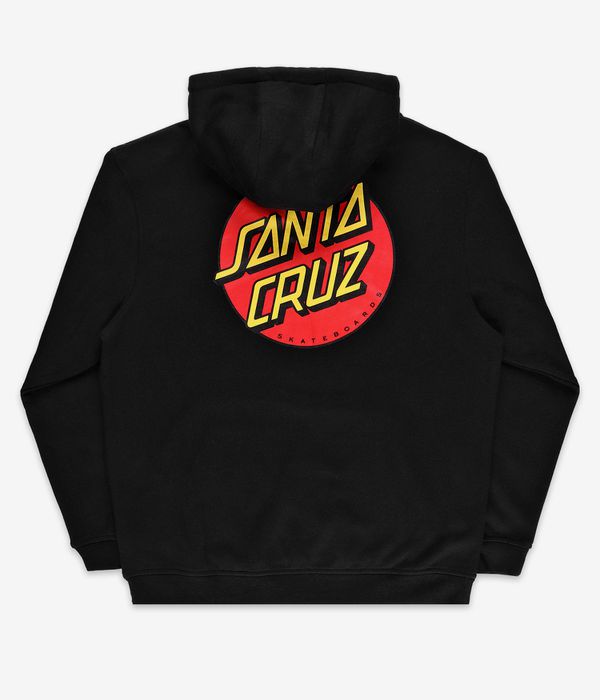 Santa Cruz Classic Dot Chest Hoodie (black)