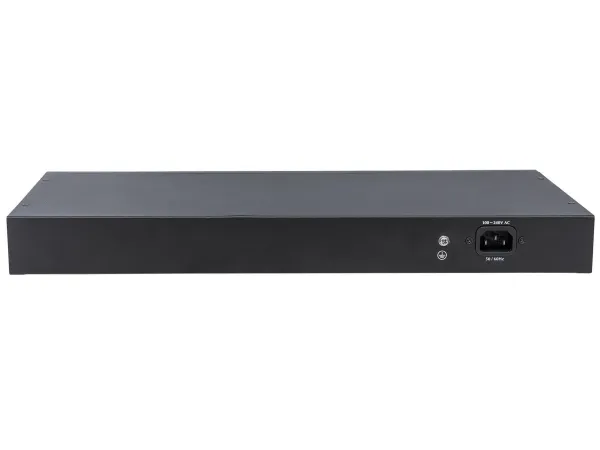 Intellinet 561242, Ikke administreret, Gigabit Ethernet (10/100/1000), Fuld duplex, Strøm over Ethernet (PoE), Stativ-montering, 1U