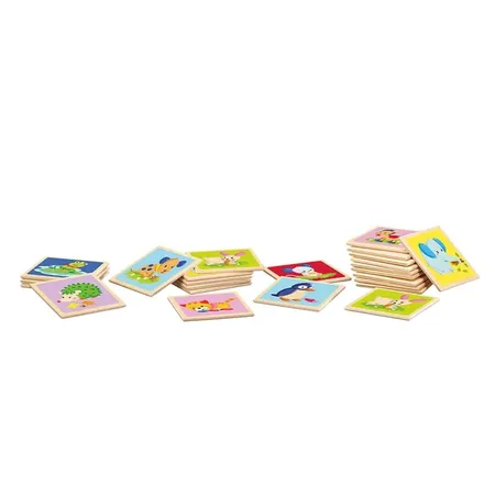 Selecta Memo Tiere, Legespiel aus Holz, 24 Teile