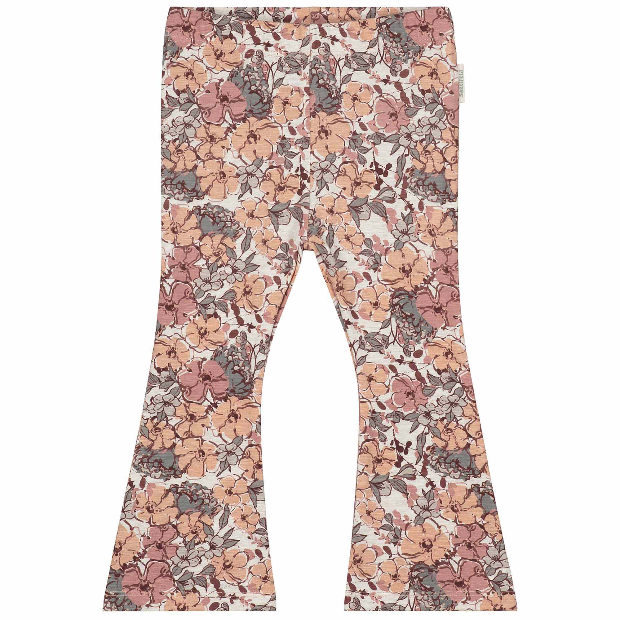 Sweet Petit baby broek Rosie  bloemen roze