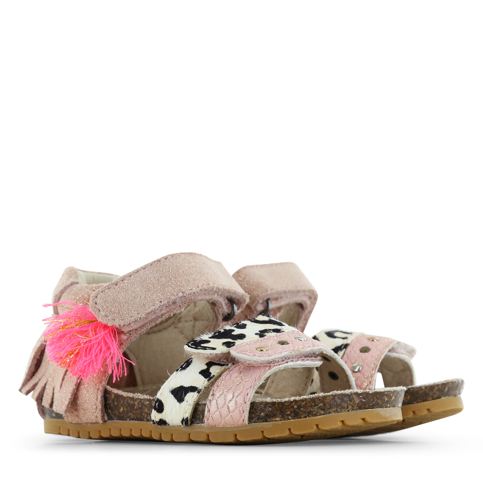 Shoesme roze sandaal Ponyhair, Suède | Meisjes schoenen