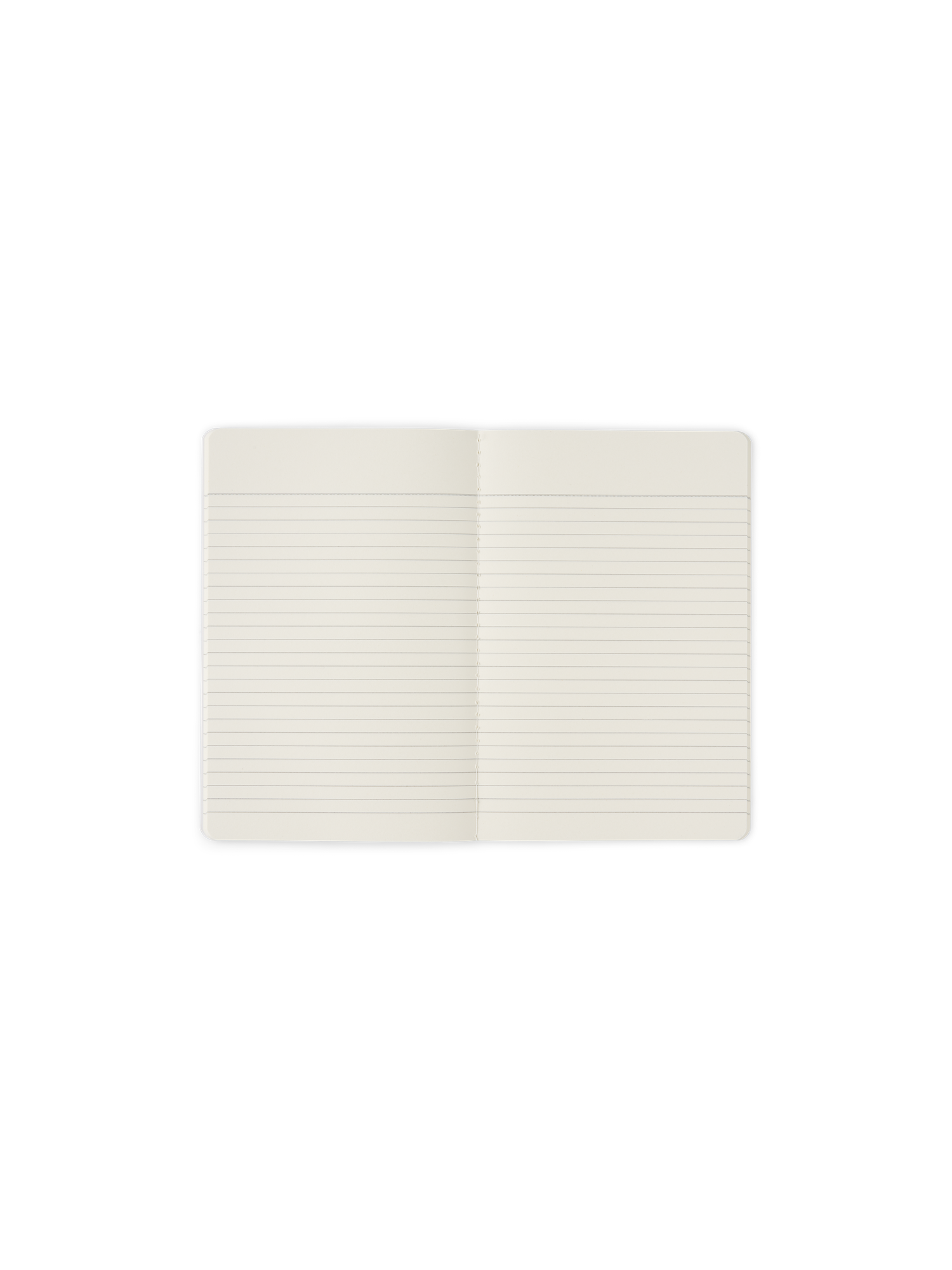 Softcover notesbog med linjer A5 | Papir. A5. Linjeret. 64 sider. 70 gsm. | Ice Blue