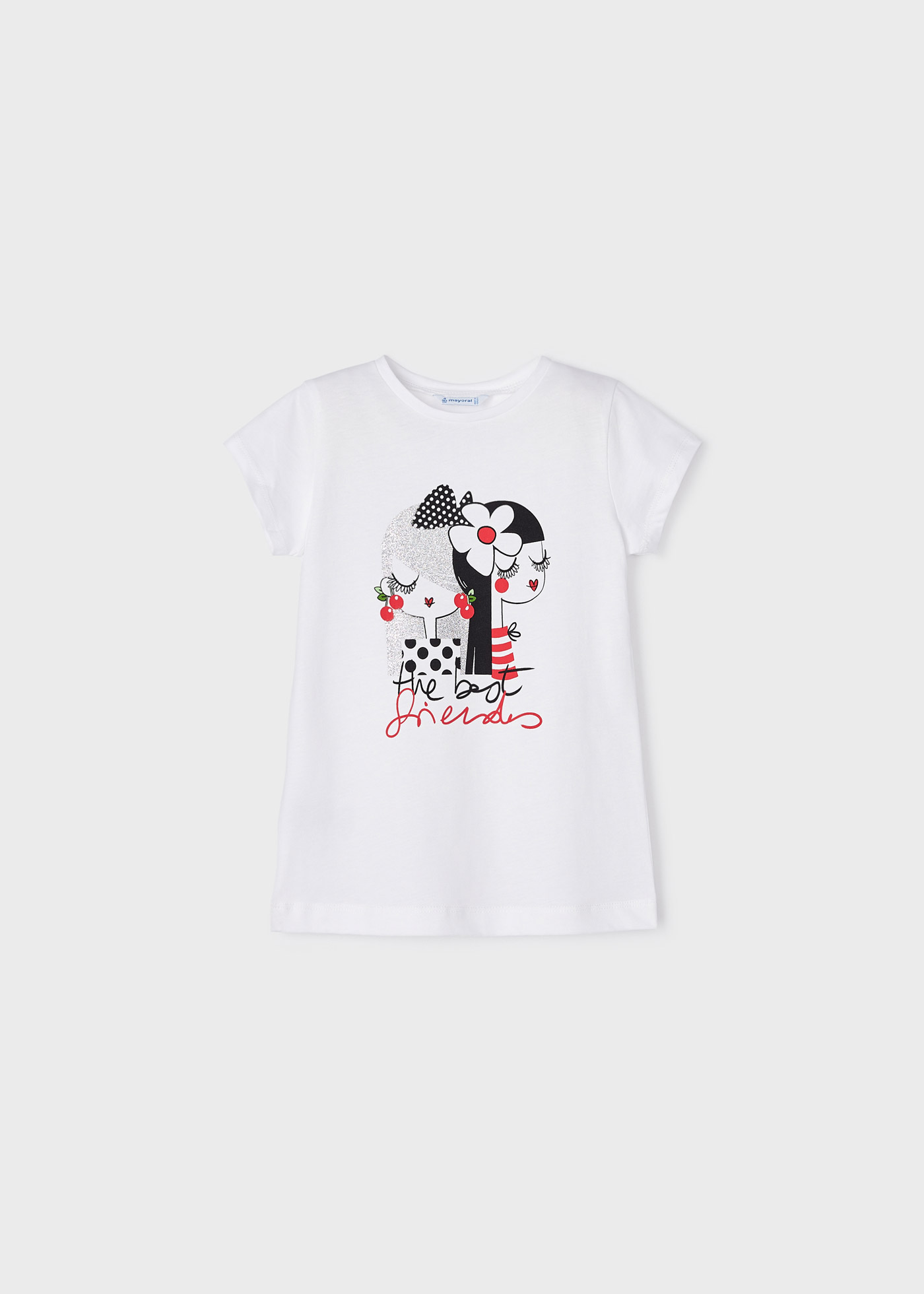 Camiseta feminina com estampa sustentável em algodão.
