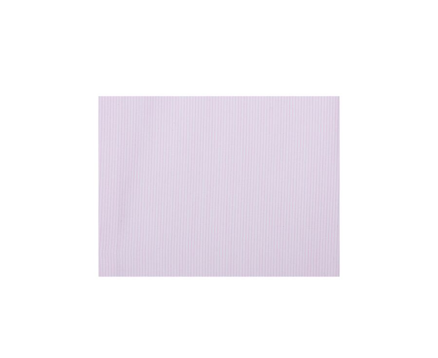 Chemise Rose et Blanche en coton - Col français - GUILHEM CLASSIC