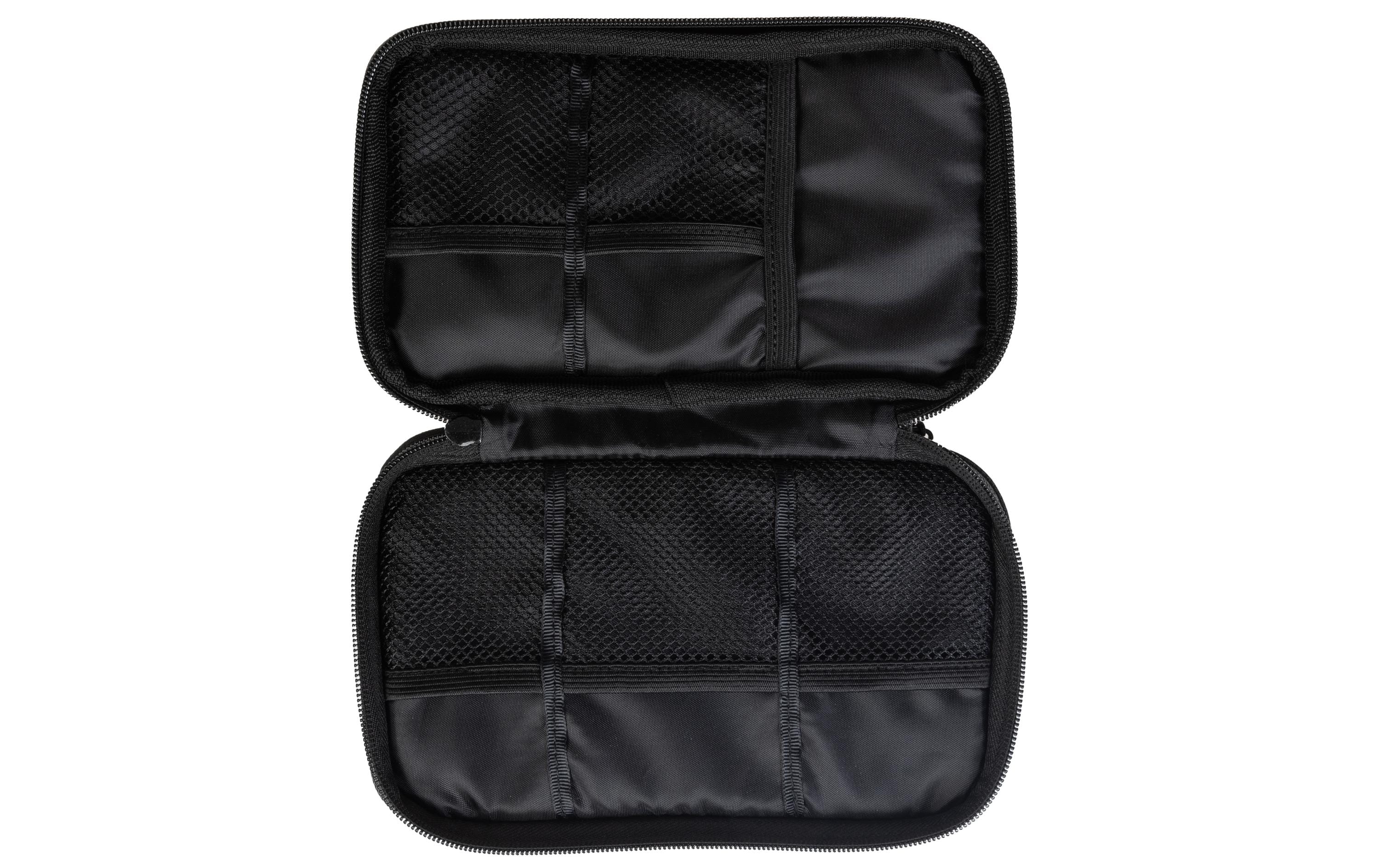 Reisetasche Tech-Zubehör Mini, GrauZubehörtasche für Powerbank, Ladegerät, USB-Stick, Kabel und mehr