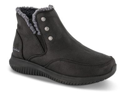 Skechers Kort damestøvle Sort 44999