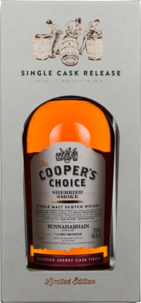 COOPER'S CHOICE BUNNAHABHAIN SHERRIED SMOKE 70CL